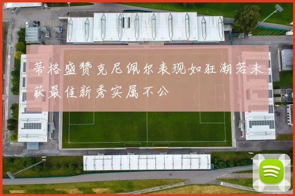 蒂格盛赞克尼佩尔表现如狂潮若未获最佳新秀实属不公