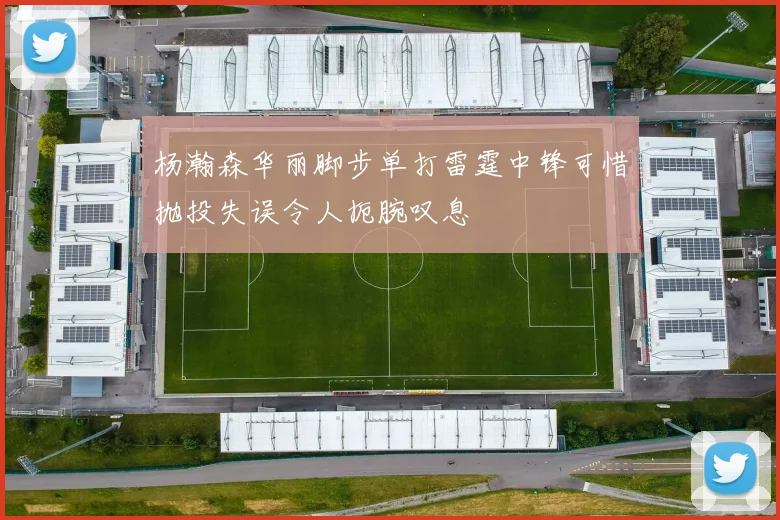 杨瀚森华丽脚步单打雷霆中锋可惜抛投失误令人扼腕叹息